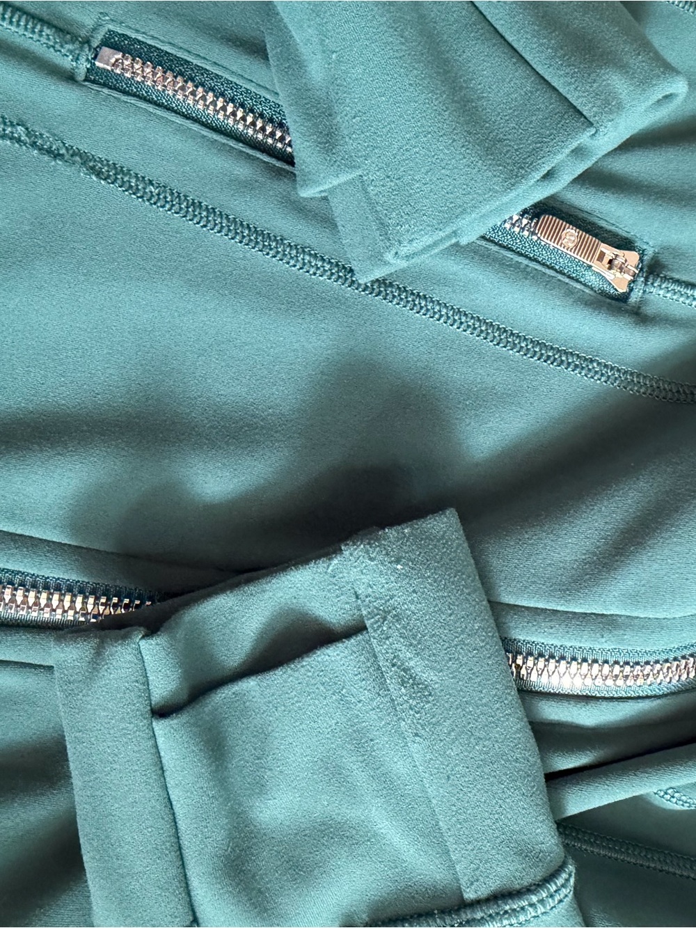 lululemon athletica Teal Full-Zip Pullover Deep Marina Define Jacket Silver Nulu - Picture 5 of 6